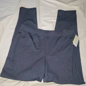 NWT All in Motion Navy Blue Nylon Jogger Pant Large